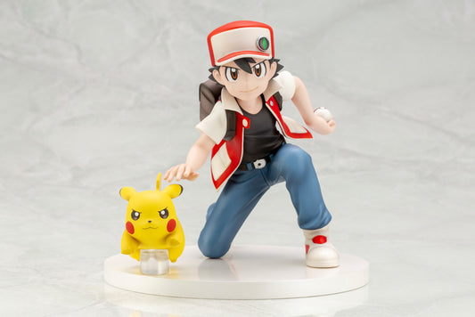 Pocket Monsters - Pikachu - Red - Pokémon Center Original Figure - 1/8 (Kotobukiya)