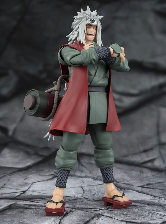 Naruto Shippuden - Fukasaku - Jiraiya - Shima - S.H.Figuarts - Hidden Leaf Heroic Master Sage, Sage Mode Set (Bandai Spirits)