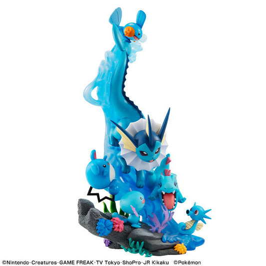 Pocket Monsters - Maril - Mizugorou - Showers - Tattu - Upah - Waninoko - G.E.M. EX - Mizu Type Dive to Blue (MegaHouse)