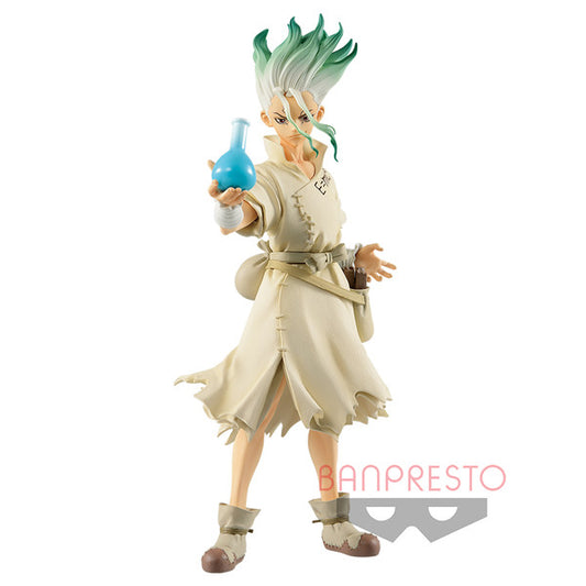 Dr. Stone - Ishigami Senkuu - Figure of Stone World: Zoukei no Kagaku Flask Ver. (Bandai Spirits)