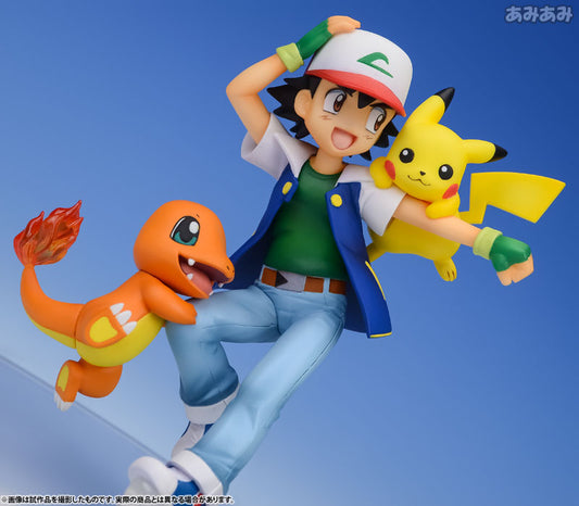 Pocket Monsters - Hitokage - Pikachu - Satoshi - G.E.M. - G.E.M. Pocket Monsters Series (MegaHouse)