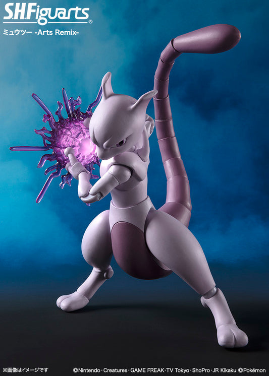 Pocket Monsters - Mewtwo - S.H.Figuarts - Arts Remix (Bandai Spirits)