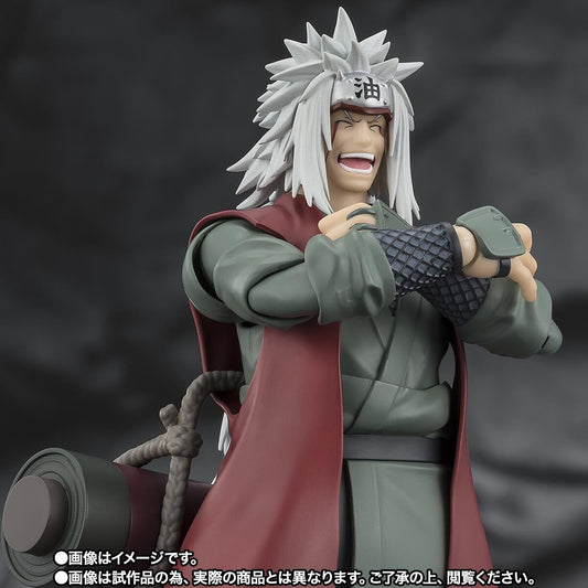 Naruto Shippuden - Fukasaku - Jiraiya - Shima - S.H.Figuarts - Hidden Leaf Heroic Master Sage, Sage Mode Set (Bandai Spirits)
